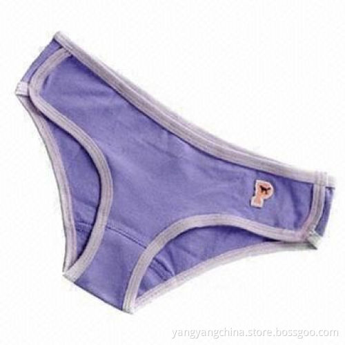 Cotton Panties, Made of Cotton and Spandex, Customized Logos/Brand Names are Accepted, OEM FactoryNew